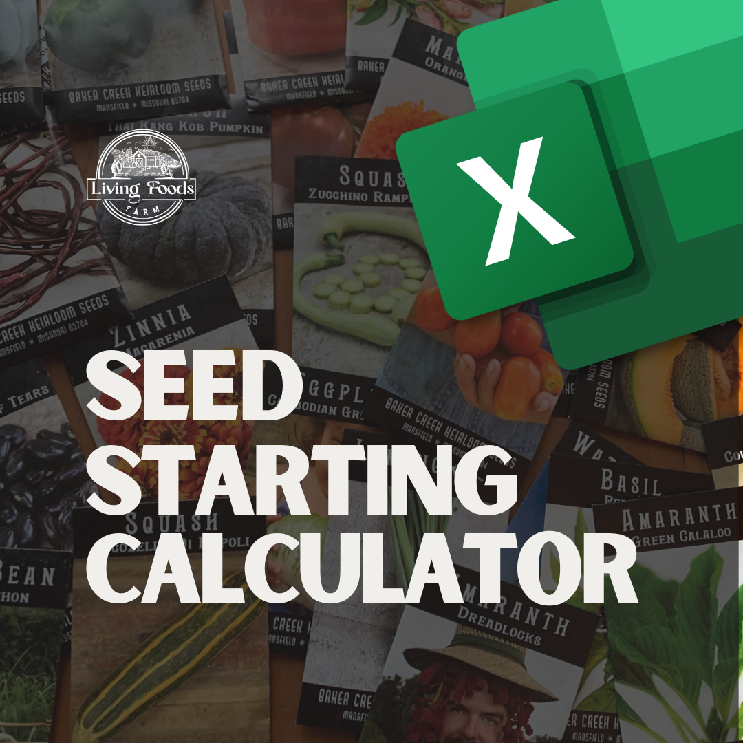 Seed Starting and Planting Calculator-Instant Digital Download